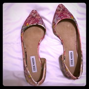 Steve Madden beaded flats